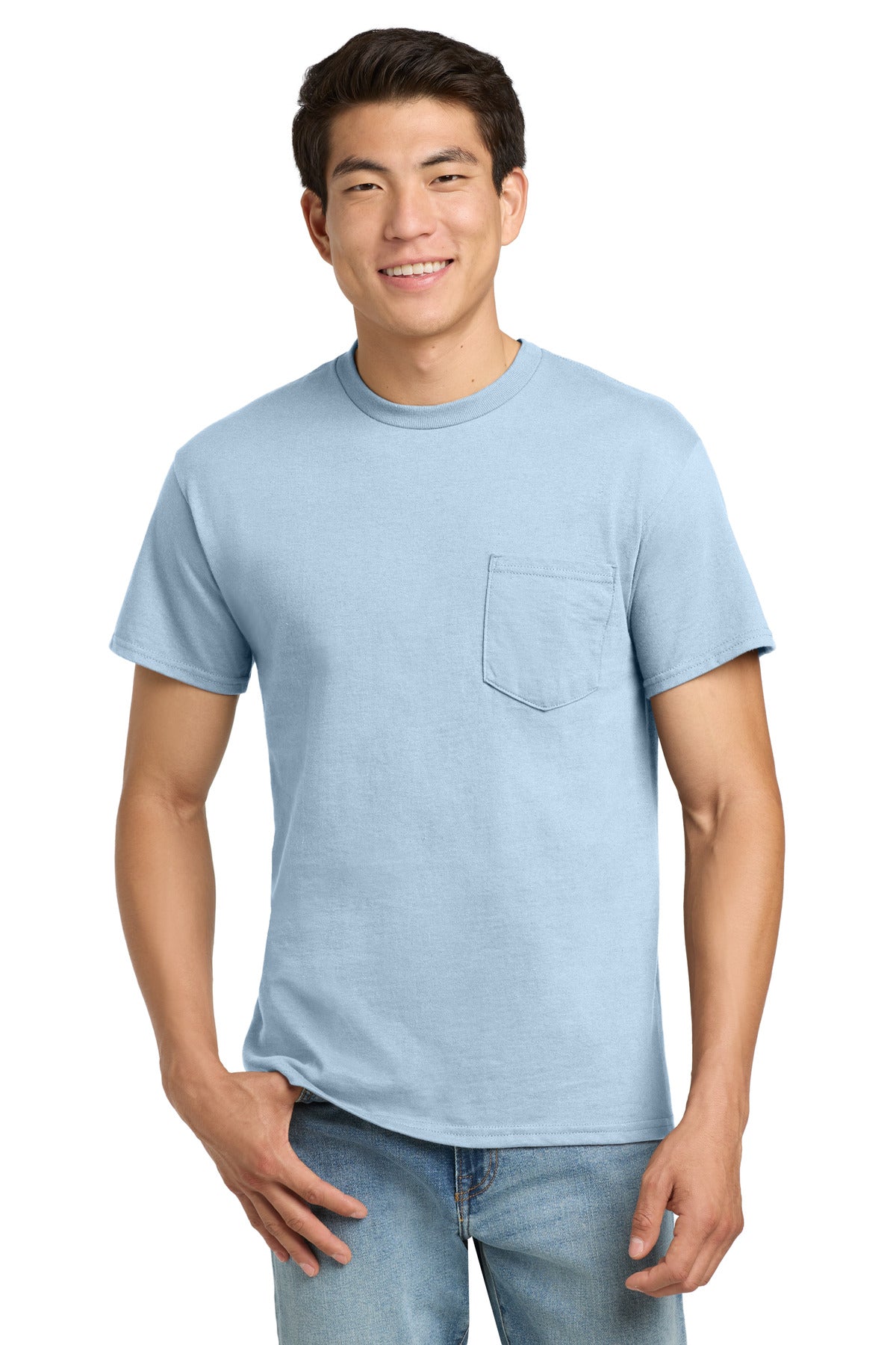 Gildan ®  - Ultra Cotton ®  100% US Cotton T-Shirt with Pocket.  2300