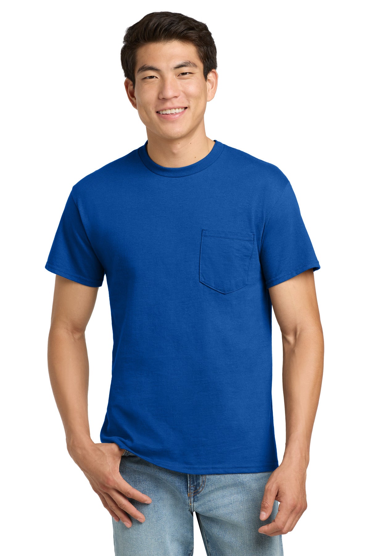 Gildan ®  - Ultra Cotton ®  100% US Cotton T-Shirt with Pocket.  2300
