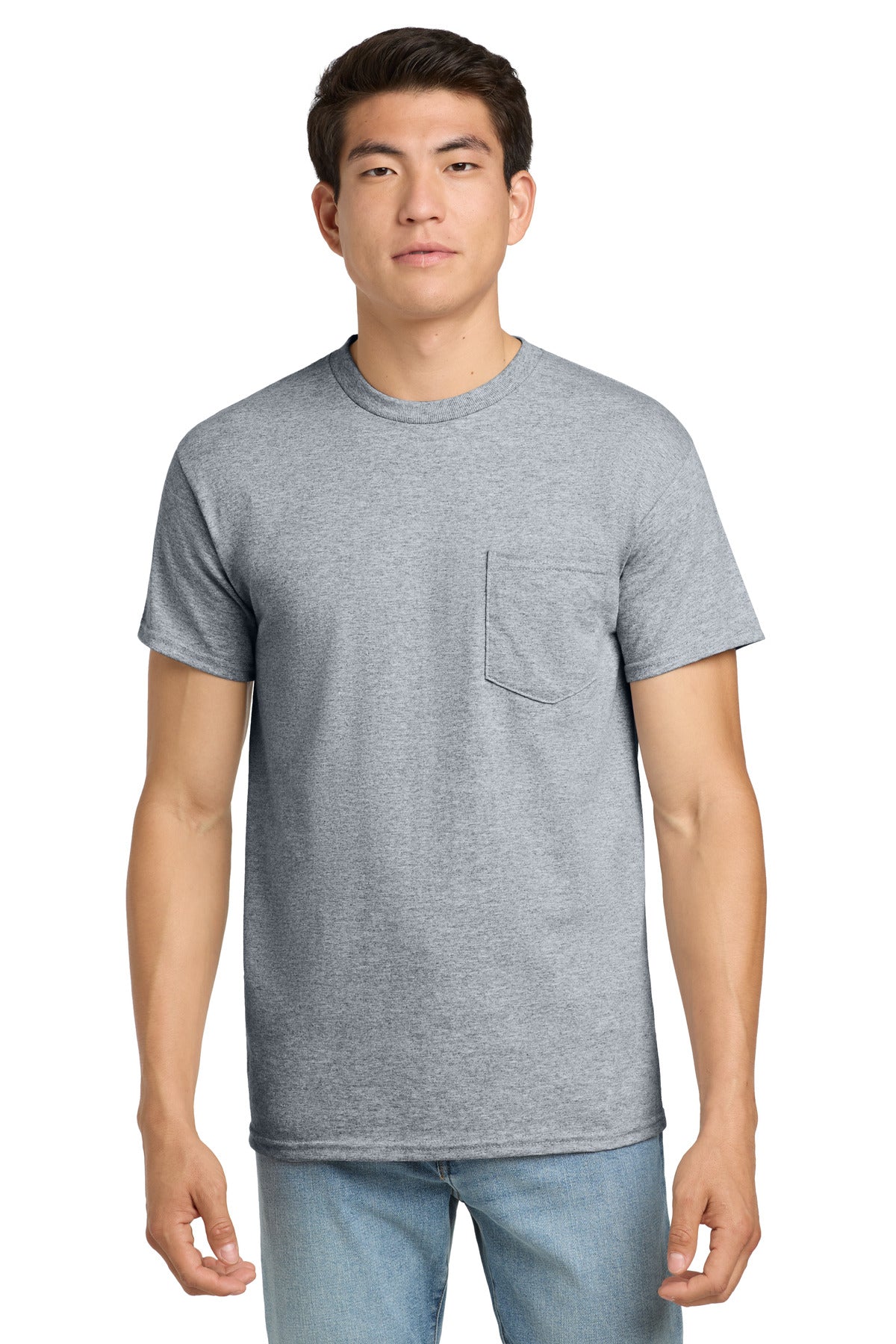 Gildan ®  - Ultra Cotton ®  100% US Cotton T-Shirt with Pocket.  2300